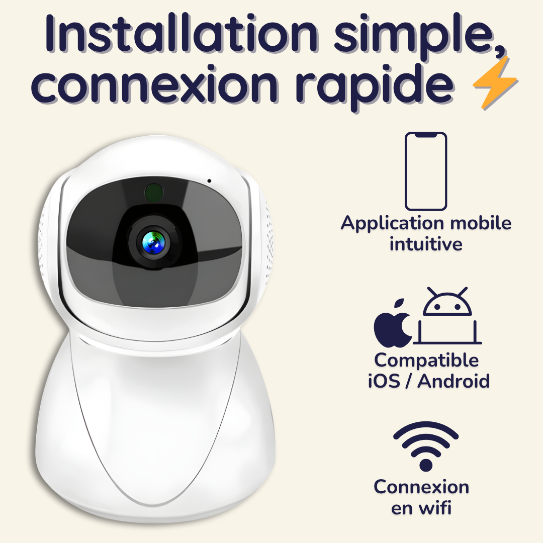 Babyphone Connecté 360° - Passion Bébé