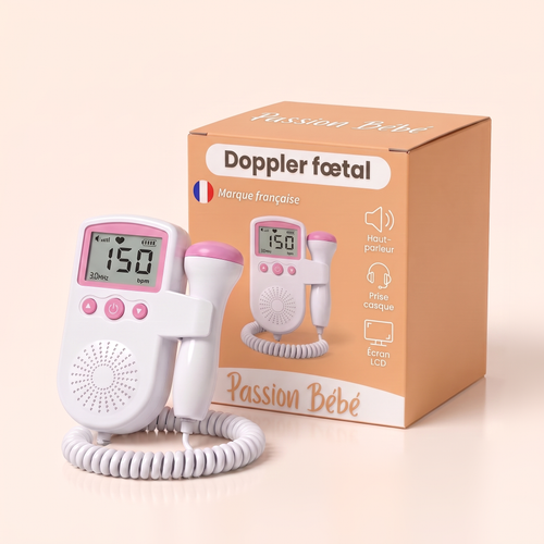 Doppler fœtal Passion Bébé et sa boîte
