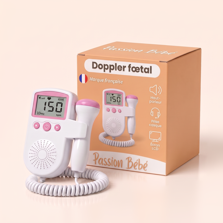 Doppler fœtal Passion Bébé et sa boîte