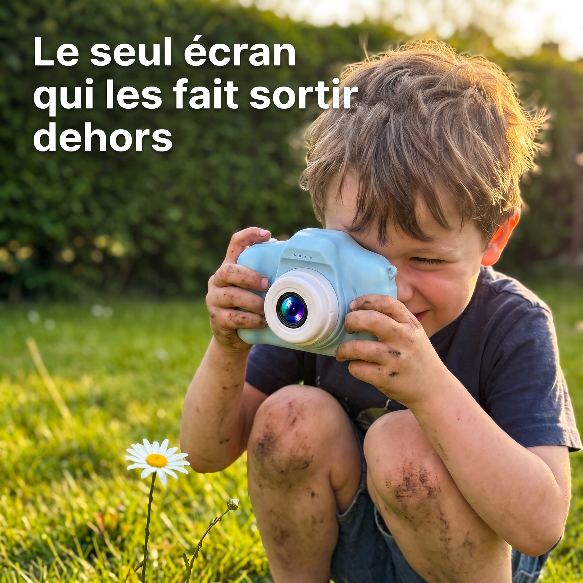 Appareil photo enfant, le seul écran qui fait sortir les enfants dehors