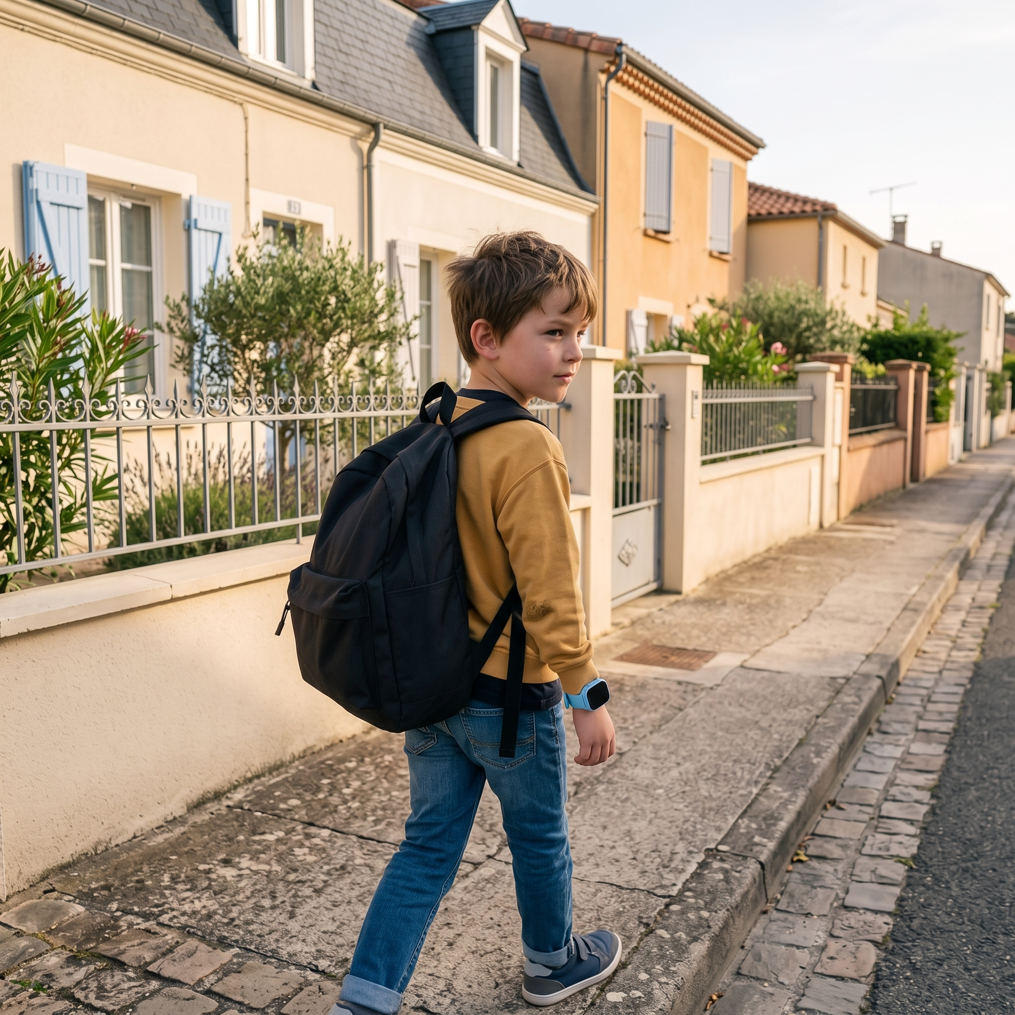 Premier trajet seul de l'école à la maison avec Kidspot