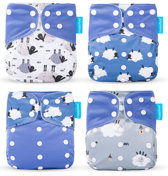 Couches lavables - Lot de 4 - Taille unique